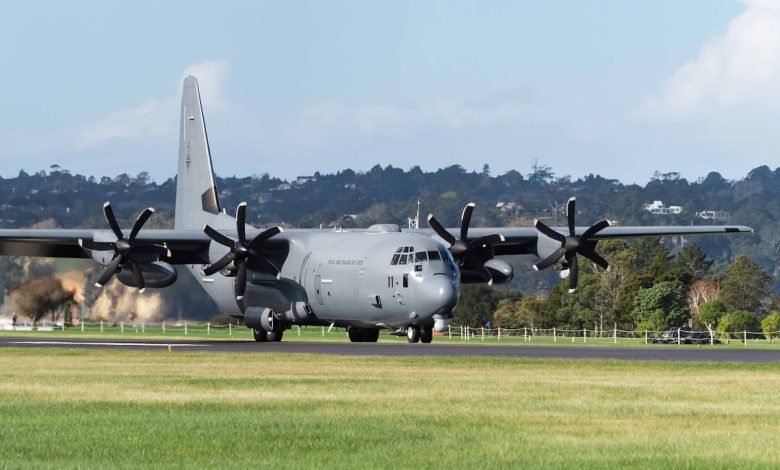 New Zealand Air Force receives first Super Hercules cargo plane