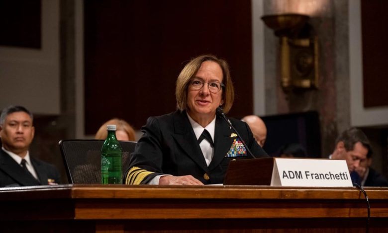 Navy’s top officer treated successfully for breast cancer