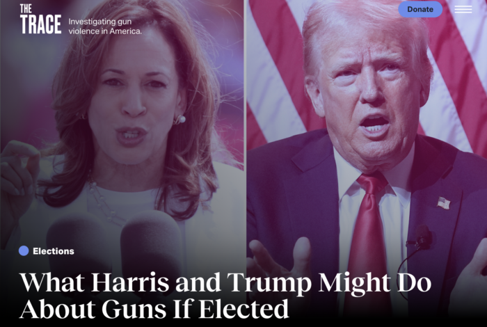 Anti-Gun Site The Trace Tries To Scare Readers Into Voting For Kamala