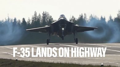 In first, F-35s land on Finnish highway to drill for future wars