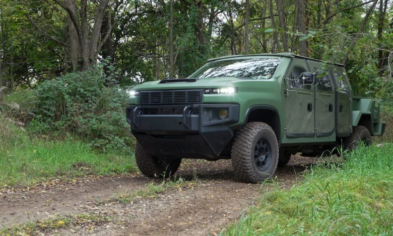 GM Defense pitches silent-drive vehicle as heir to the Humvee