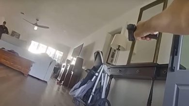 VIDEO: Bodycam Shows Officers Confronting Armed Home Invasion Suspects, One Officer Shot