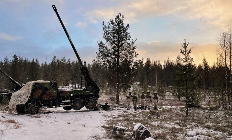 NATO artillery units link up their fires in Europe’s snowy north