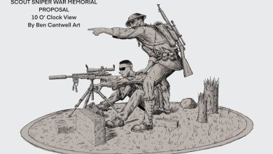 Marine snipers, often overlooked, build a memorial for their fallen