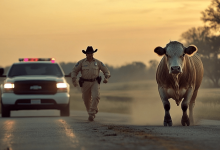 Deputy Forced To Shoot Attacking Cow On Highway