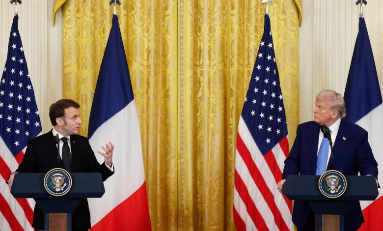 Trump expresses Russia-Ukraine war nearing end as he meets with Macron