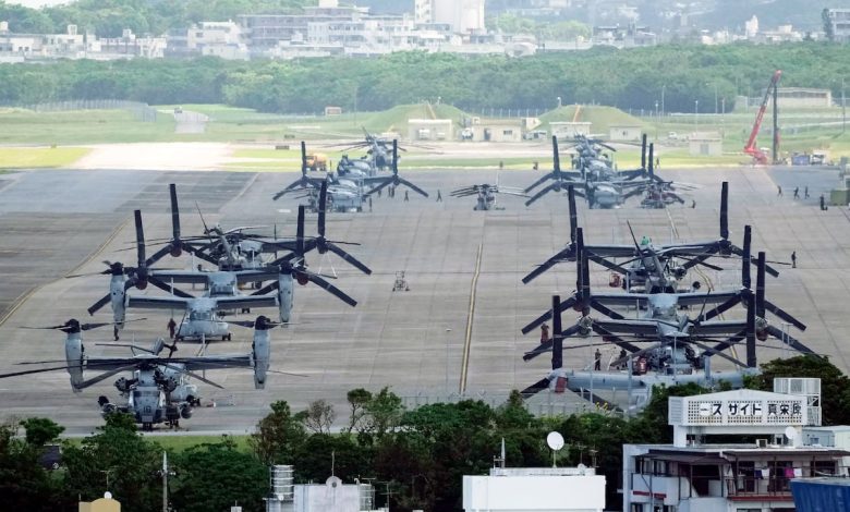 Marine Corps cuts back number of Ospreys in Okinawa