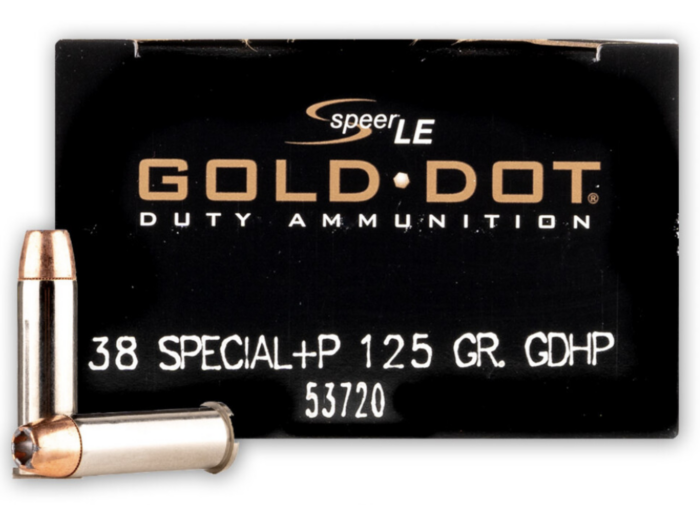 Speer Gold Dot .38 Special +P 125gr JHP – Trusted by Law Enforcement