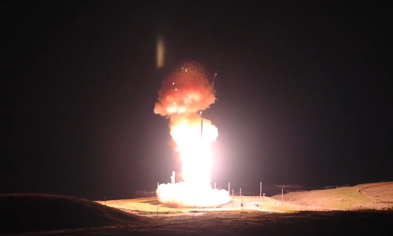 Air Force tests unarmed nuclear missile in pre-dawn video